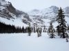 At Bow Lake Crowfoot Glacier