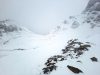 Looking between Bow peak lft and Crowcrow rt. Bow Pass