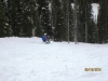 Sit skier on Goats Eye