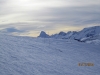 Sunshine Village. Across Bye Bye Bowl to Mt Assinaboine