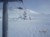 Sunshine Village. View under the Divide Chair before Brewsters Rock