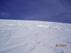 Sunshine Village. Wind Swept Bye Bye Bowl
