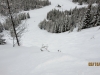Looking down TP Main Chutes